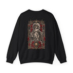Moonveil Sweatshirt in Black — back print view