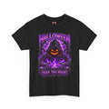 Fear the Night Pumpkin T-Shirt in Black — front view