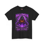 Fear the Night Pumpkin T-Shirt in Black — front view