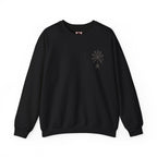 Spider Web Sweatshirt in Black — front view