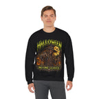 No One Leaves Scarecrow Sweatshirt in Black — model view