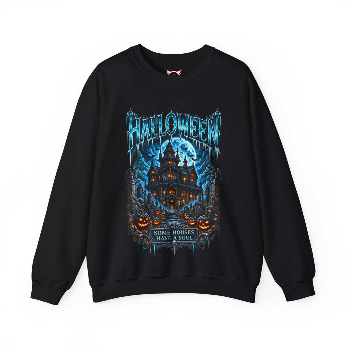 House of Souls Sweatshirt in Black — front view