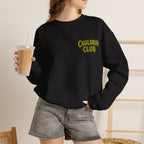 Cauldron Club Black Cat Sweatshirt in Black — model view