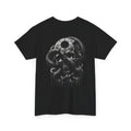 Eclipse Serpent Skull T-Shirt in Black — back view