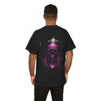 Death Is Salvation Skull T-Shirt in Black — model view