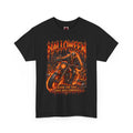 Ride or Die Skeleton Biker T-Shirt in Black — front view