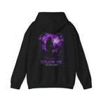Follow Me Grim Reaper Hoodie in Black — back view