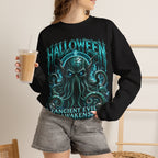 Ancient Awakening Tentacle Creature Sweatshirt in Black — model view