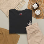Still Reaching Zombie Hand T-Shirt in Black — folded view