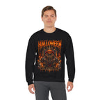 Pumpkin King Sweatshirt in Black — model view