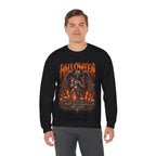 Not All Angels Sweatshirt in Black — model view