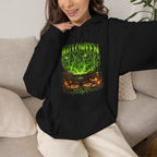 Magic Has a Price Cauldron Hoodie in Black — model view