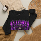 Beautiful Deception Skeleton Sweatshirt in Black — folded view