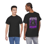 No Souls Just Shadows Grim Reaper T-Shirt in Black — model view