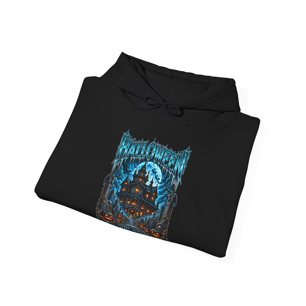 House of Souls Hoodie in Black — folded view
