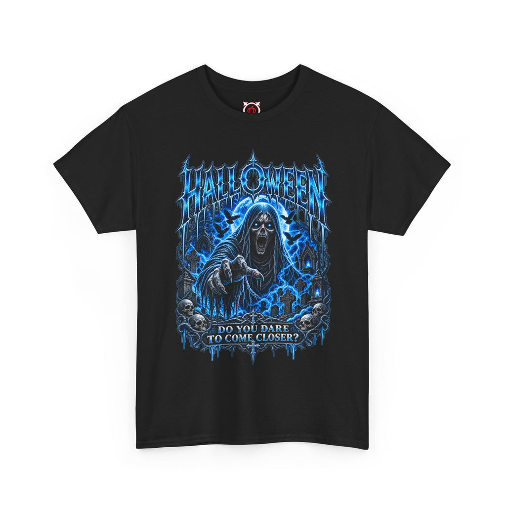 Come Closer Ghost T-Shirt in Black — front view