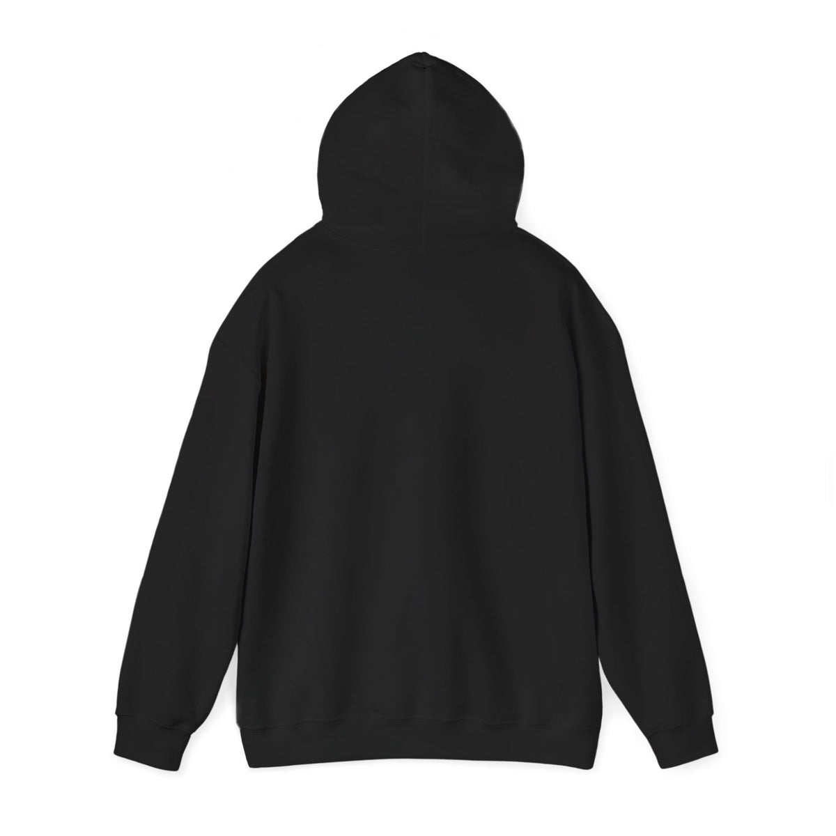 Bone Sign Skeleton Hand Hoodie in Black — back view