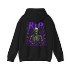 RIP Skeleton Hoodie in Black — back view