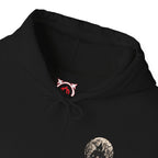 Moonlit House Hoodie in Black — front view