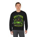 Magic Is Real Witch Sweatshirt in Black — model view