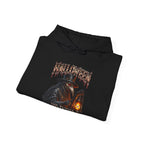 Last Lantern Plague Doctor Hoodie in Black — folded view