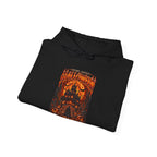 Home Sweet Halloween Haunted House Hoodie in Black — folded view