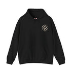 Beneath the Surface Skull Hoodie in Black — front view