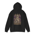 Hollow Crown Hoodie in Black — back view