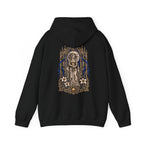 Vigil Hoodie in Black — back view