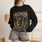 Even Angels Sweatshirt in Black — model view