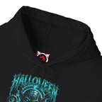 Ancient Awakening Tentacle Creature Hoodie in Black — front view