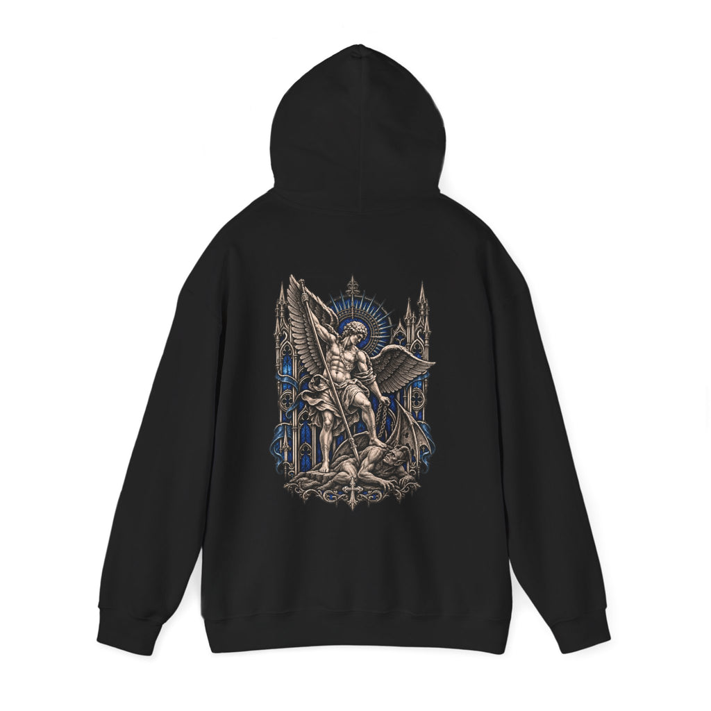 Stonewing Hoodie in Black — back view