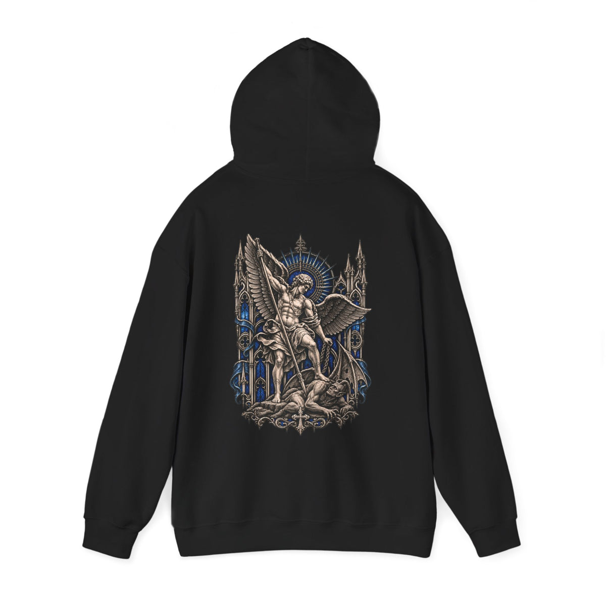 Stonewing Hoodie in Black — back view