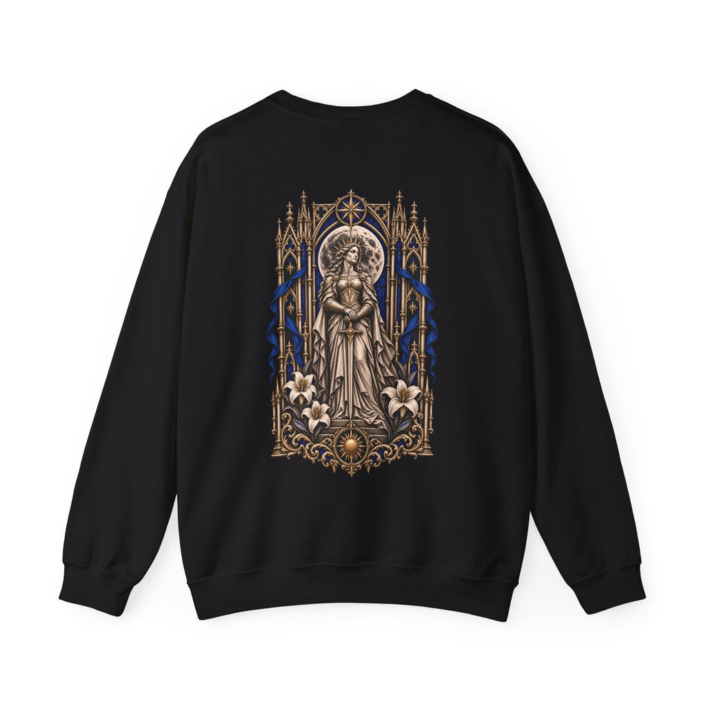 Vigil Sweatshirt in Black — back view