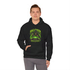 Magic Is Real Witch Hoodie in Black — model view