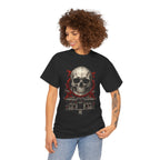 Skull Temple T-Shirt in Black — model view