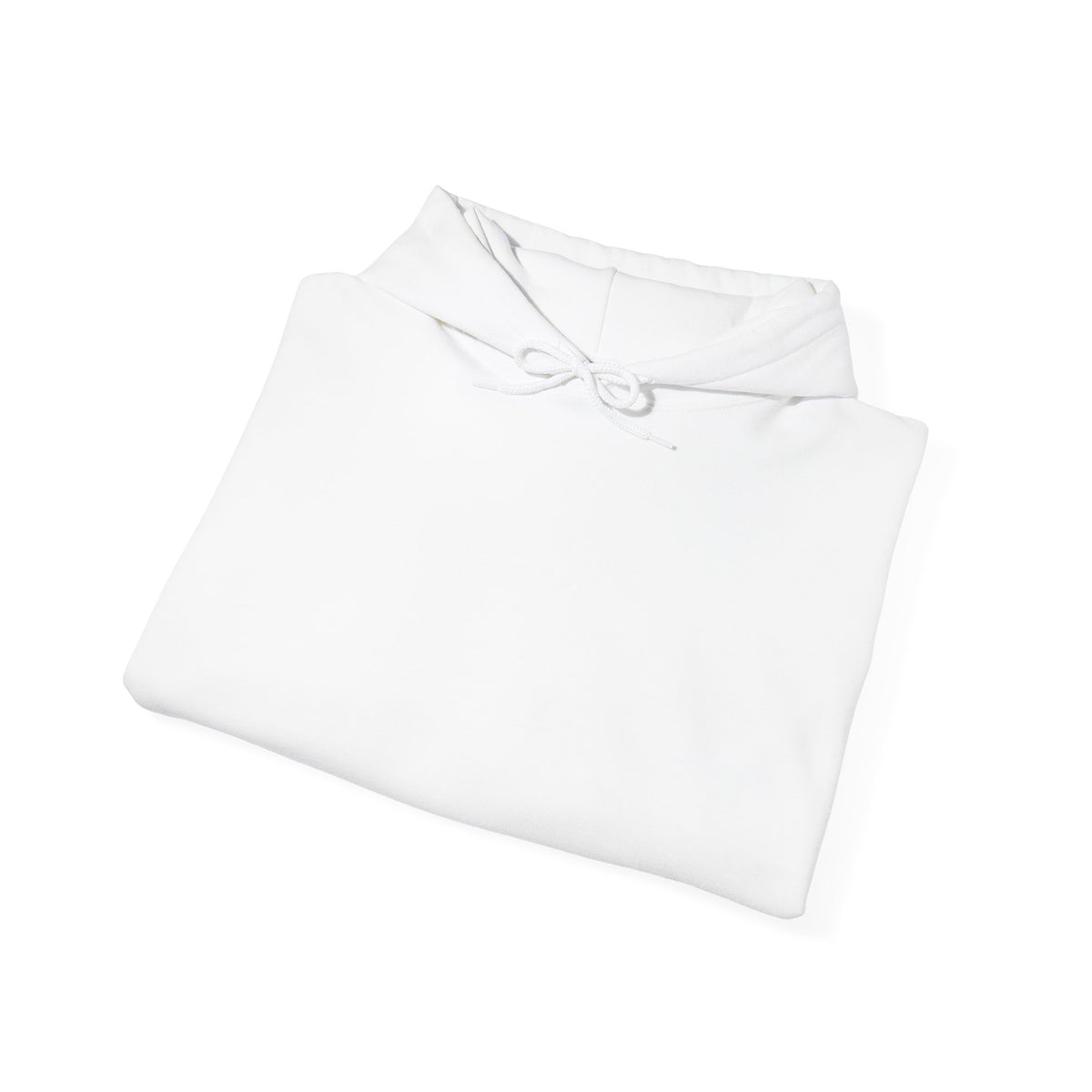 Nothing Lasts Forever Skull Hoodie in White — folded view