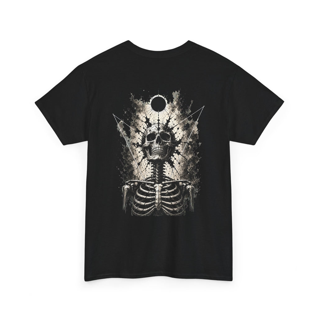Eclipse Skeleton T-Shirt in Black — back view