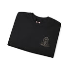 RIP Tombstone Sweatshirt in Black — folded view
