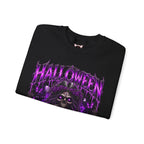 Beautiful Deception Skeleton Sweatshirt in Black — folded view