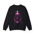 Death Is Salvation Skull Sweatshirt in Black — back view