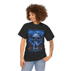 Fear Never Dies Skull T-Shirt in Black — model view
