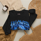 The Dead Walk Skeleton Sweatshirt in Black — folded view