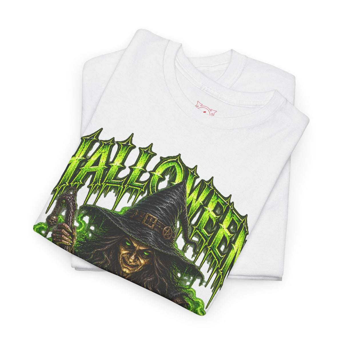 Magic Is Real Witch T-Shirt in White — folded view