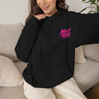 Night Ride Motorcycle Hoodie in Black — model view