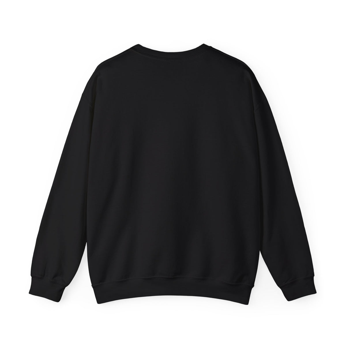 Fear Never Dies Skull Sweatshirt in Black — back view