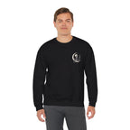 Crescent Skeleton Sweatshirt in Black — model view