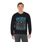 Drown Your Fears Deep Sea Sweatshirt in Black — model view