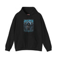 She Never Left Ghost Hoodie in Black — front view