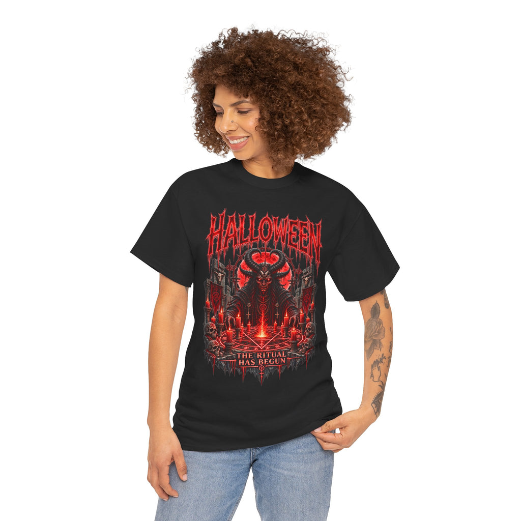 The Ritual Occult T-Shirt in Black — model view